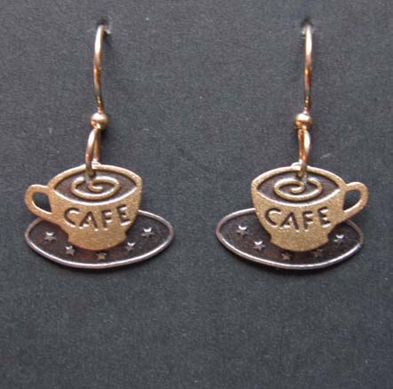 Cafe Brass earrings
